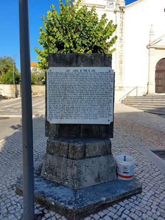 Carta do foro de Abiul junto da Igreja de Nossa Senhora das Neves.jpg